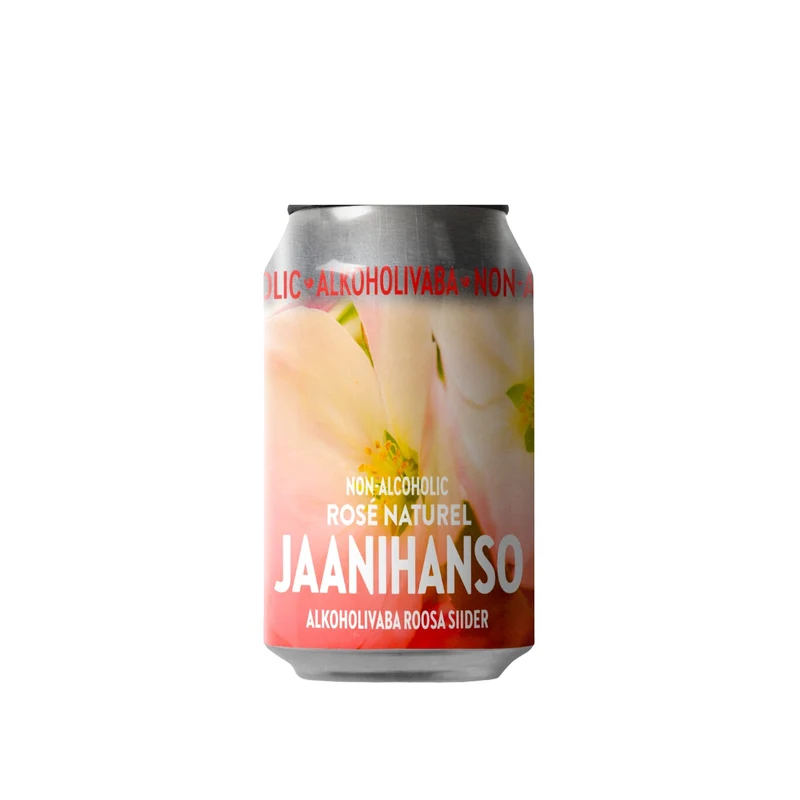 Cidre Rosé nature Jaanihanso sans alcool 0,4%