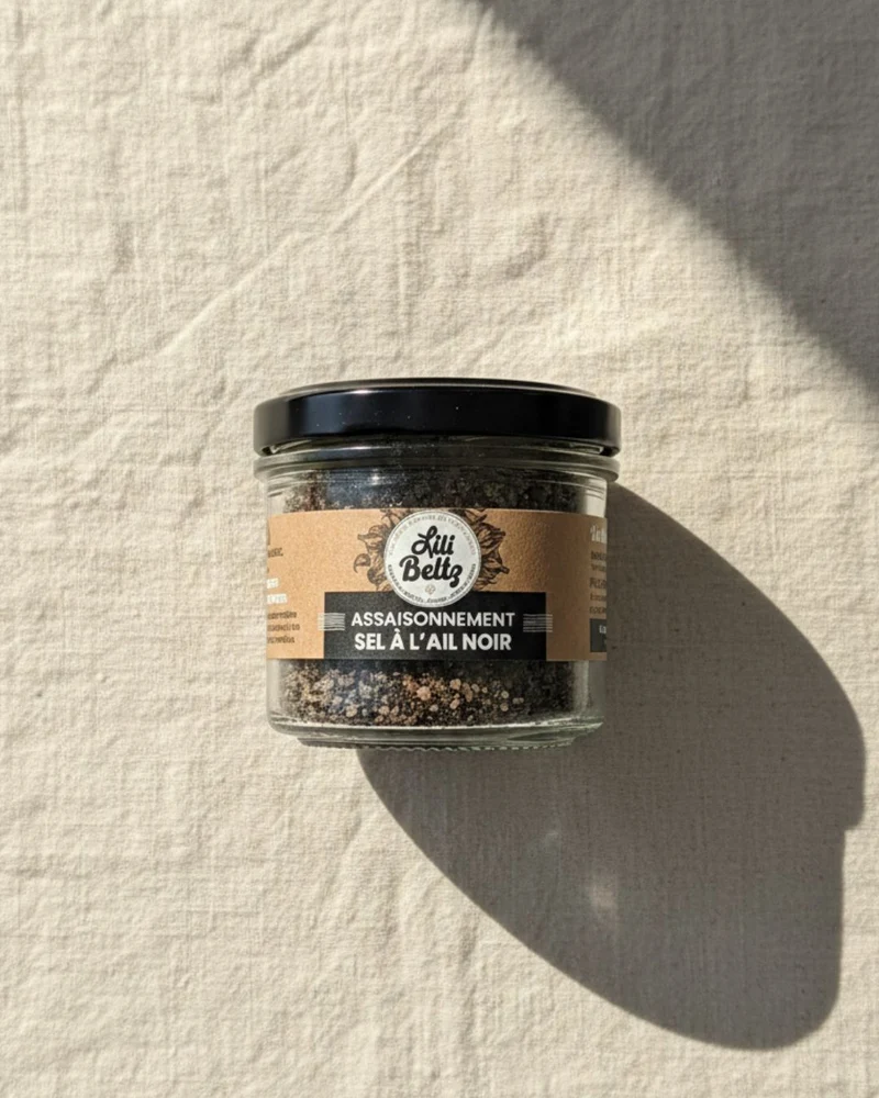 Sel à l'Ail Noir bio du Pays Basque - Lili Beltz