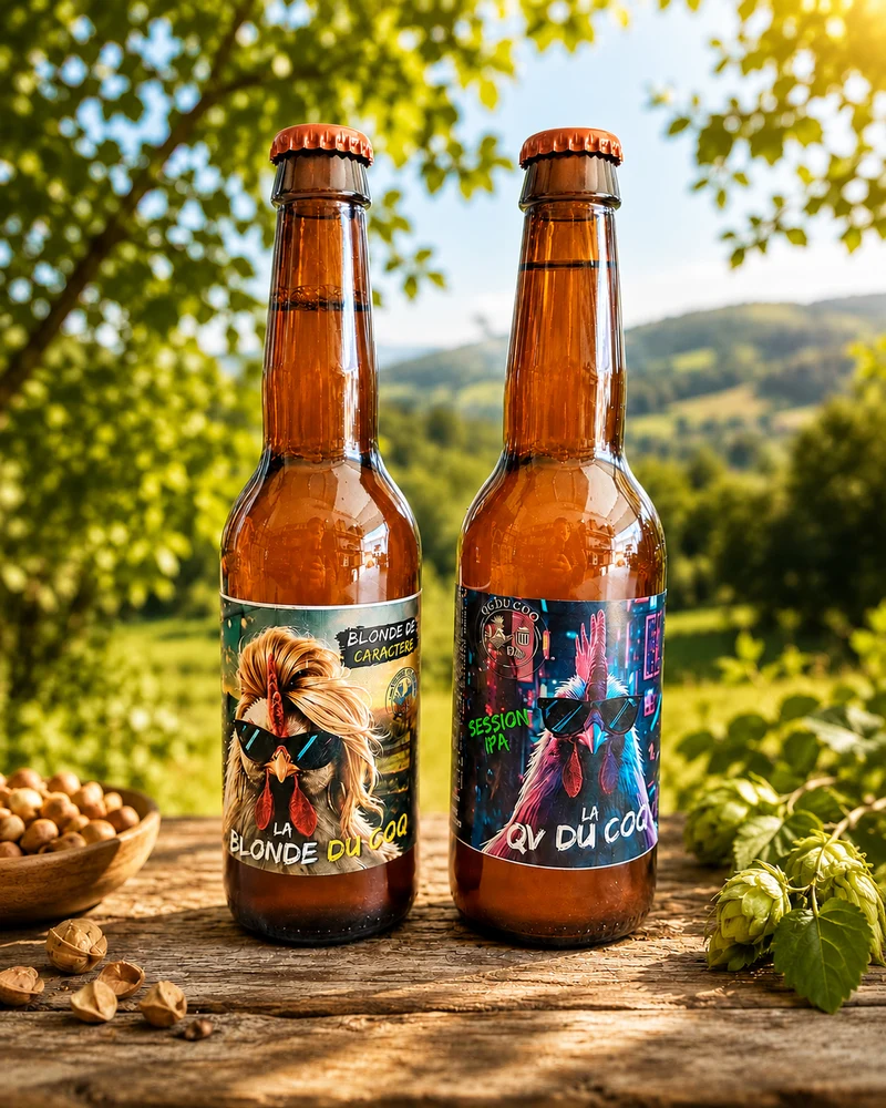 Bière BLONDE DU COQ - Pale Ale 33 cl - L'Effet Lupuline