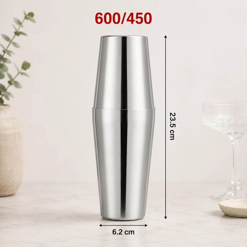 Set Shaker Cocktail Boston 600/450 ml - 9 Accessoires