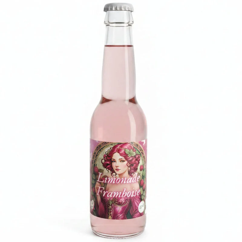 Limonade Framboise 33 cl - Brasserie L'Effet Lupuline
