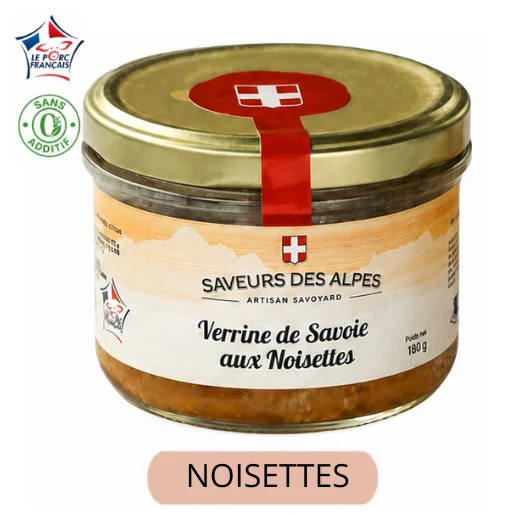 Verrine de Savoie aux Noisettes 180 g – Aux Salaisons Savoyardes