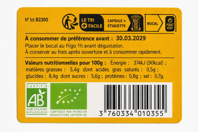 Mousse de Carotte Agrumes & Cumin Bio 100 g - Conserverie CLAC