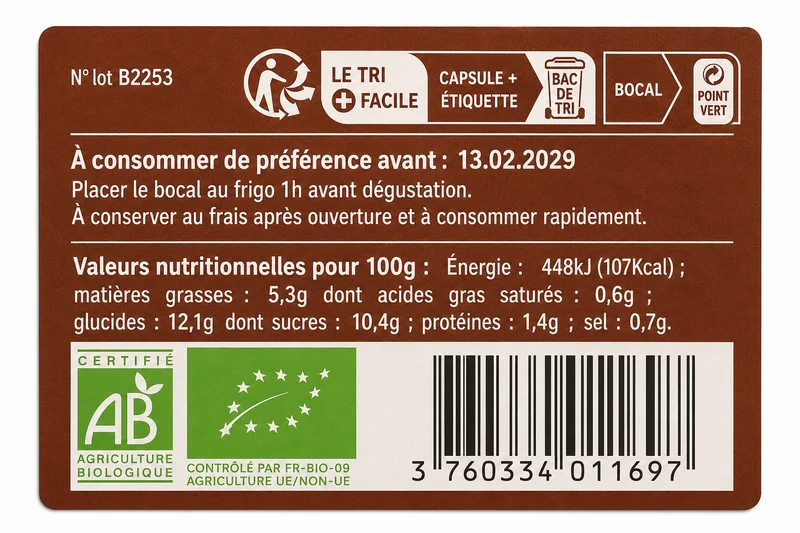 Crème de Betterave Balsamique & Carvi Bio 100 g - Conserverie CLAC
