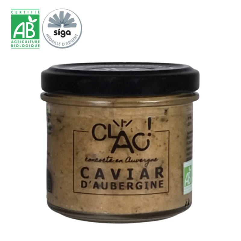 Caviar d'Aubergine Bio 100 g - Conserverie CLAC