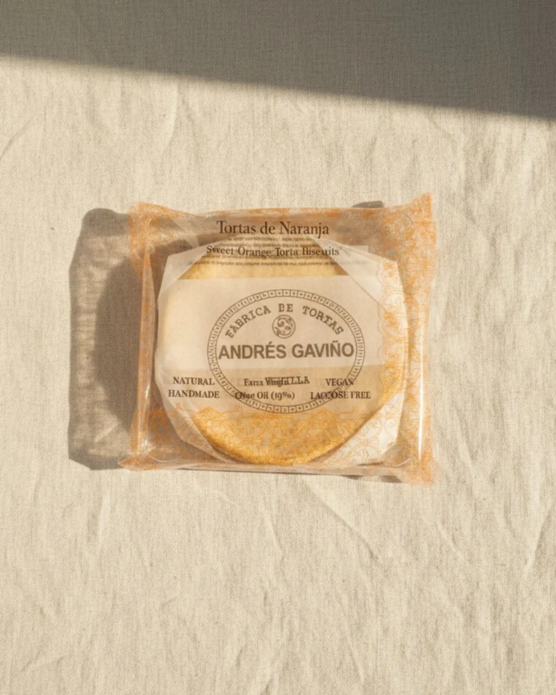 Tortas de aceite sucrées à l'huile d'olive et à l'orange Andrés Gaviño