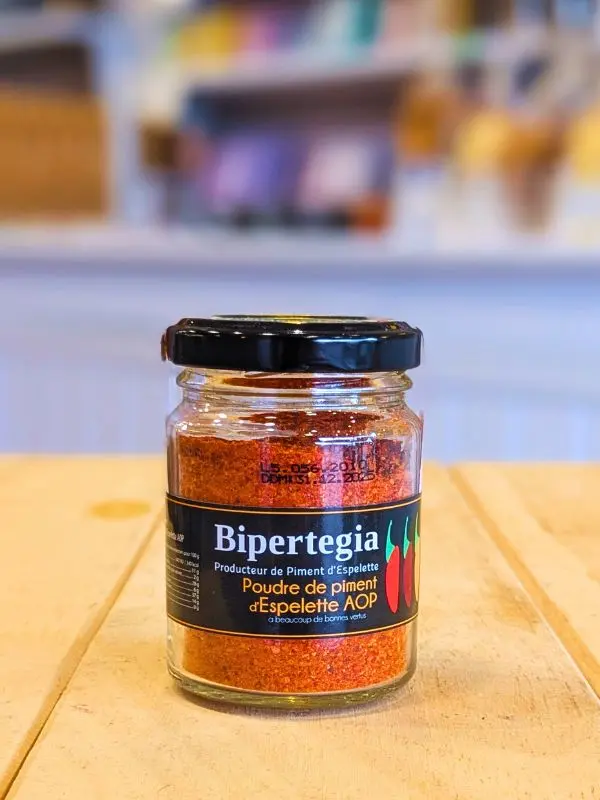 Poudre de piment d'Espelette AOP Bipertegia 40g Pays Basque
