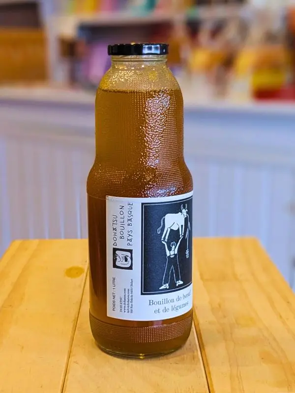 Bouillon de boeuf et de légumes Dohatsu