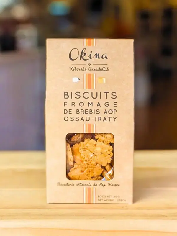 Biscuit au fromage de Brebis AOP Okina - Produit basque artisanal