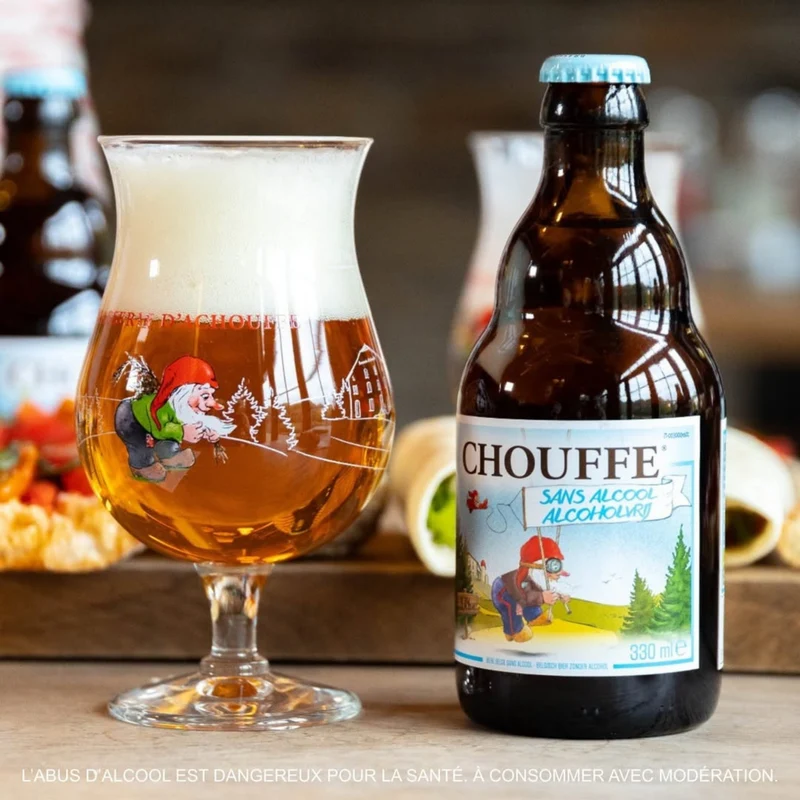 Bière blonde belge - Chouffe 0.0
