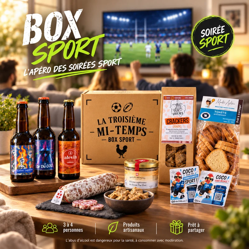 Box Apéro Sport – Le match commence ici