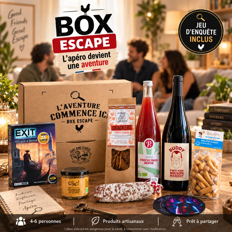 Box Escape Apéro – L’apéro devient une aventure