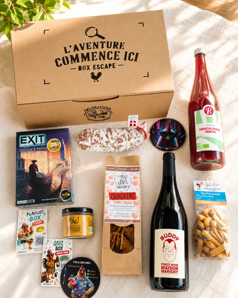 Box Escape Apéro – L’apéro devient une aventure