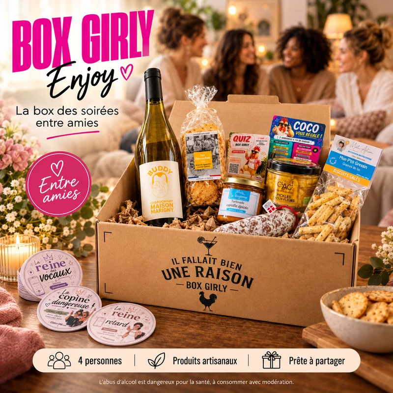 Box Apéro Girly Enjoy – Le grand apéro à partager