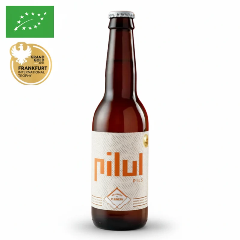 Bière Pils Bio Pilul 33 cl - Brasserie de Clémery