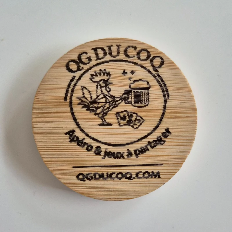 Décapsuleur Magnétique en Bambou - QG DU COQ
