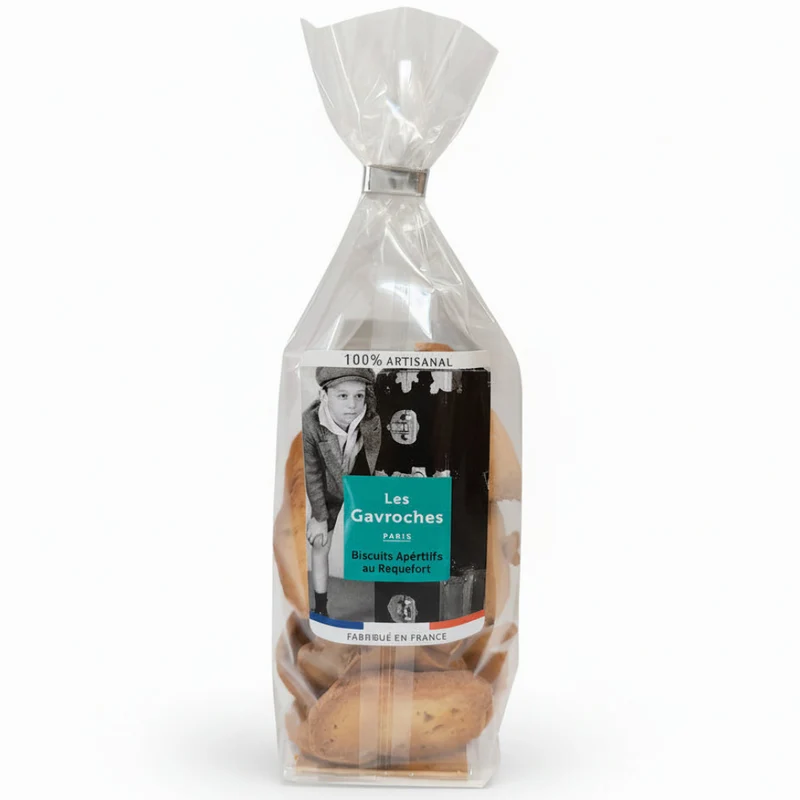 Biscuits Apéritifs Roquefort AOP 100 g - Les Gavroches