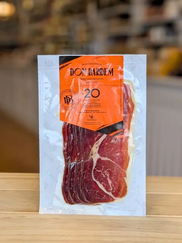 Jambon Serrano espagnol 20 mois d'affinage Don Bardem