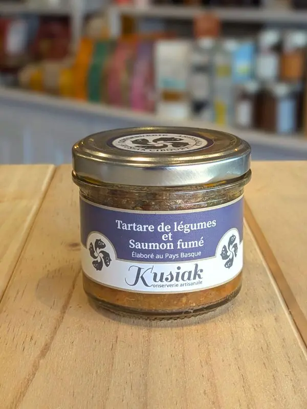 Tartare de légumes et saumon fumé Kusiak