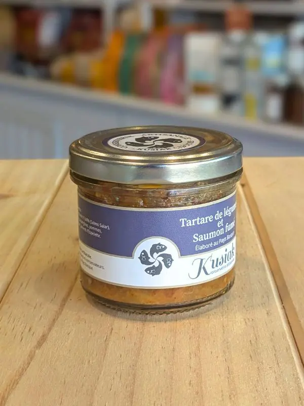 Tartare de légumes et saumon fumé Kusiak