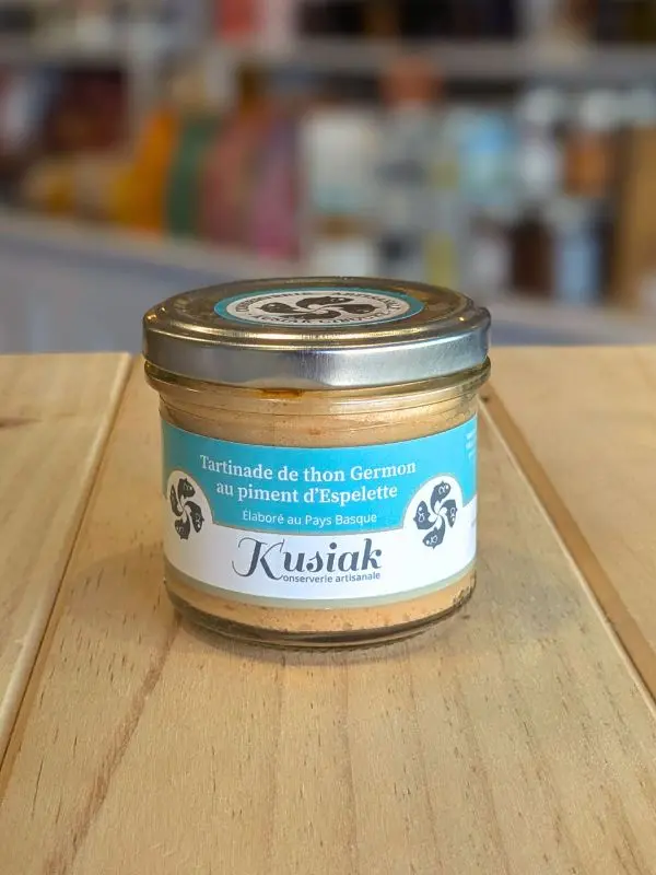 Tartinade de thon germon au piment d'Espelette Kusiak