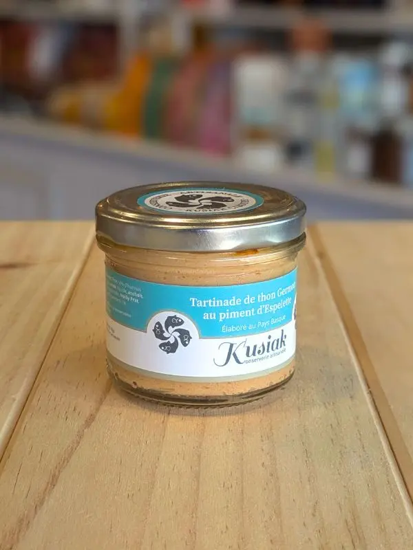 Tartinade de thon germon au piment d'Espelette Kusiak