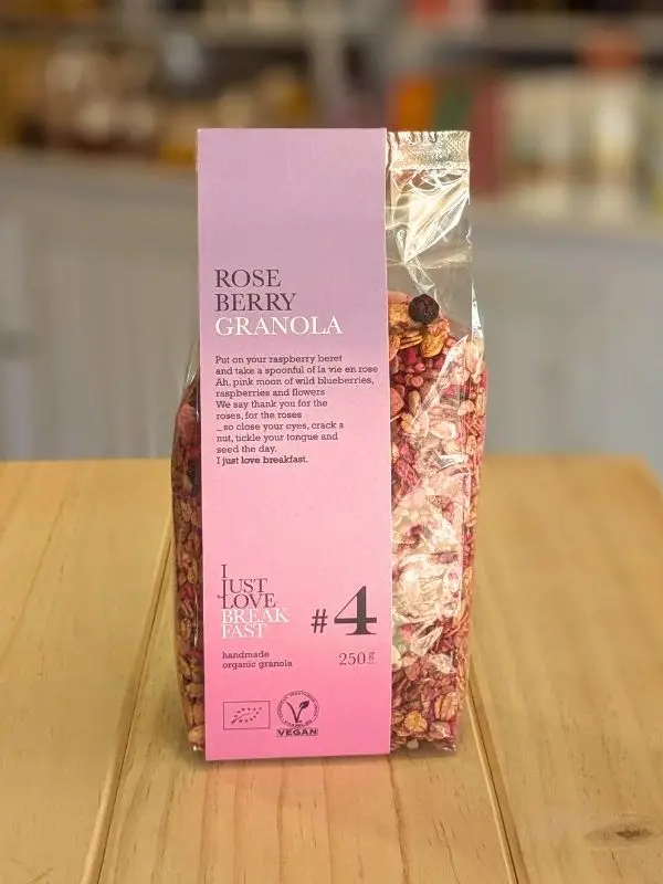 Granola bio healthy Rose Berry - I Just Love Breakfast