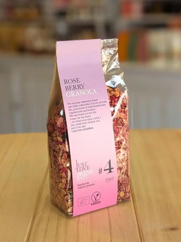 Granola bio healthy Rose Berry - I Just Love Breakfast