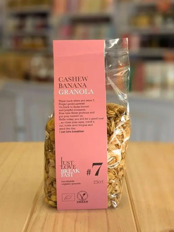 Granola Noix de Cajou et Banane - I Just Love Breakfast