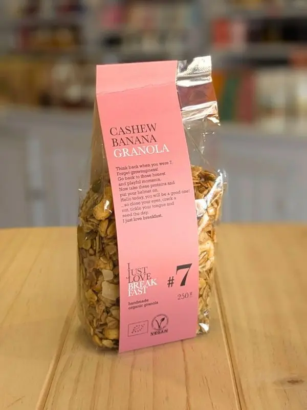 Granola Noix de Cajou et Banane - I Just Love Breakfast