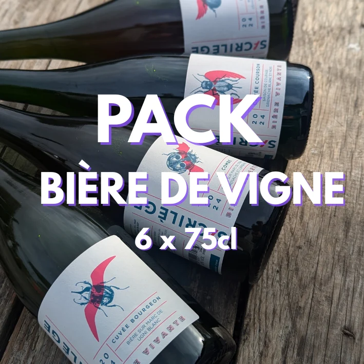 - PACK Bière de vignes - 6 x 75cL