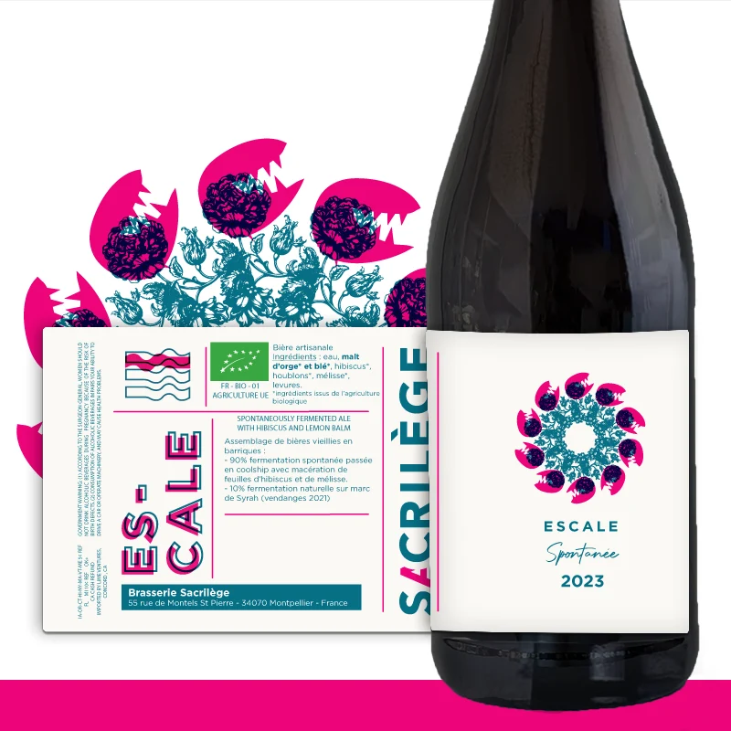 Escale 2023 - Spontanée Hibiscus Mélisse - 6.4% vol