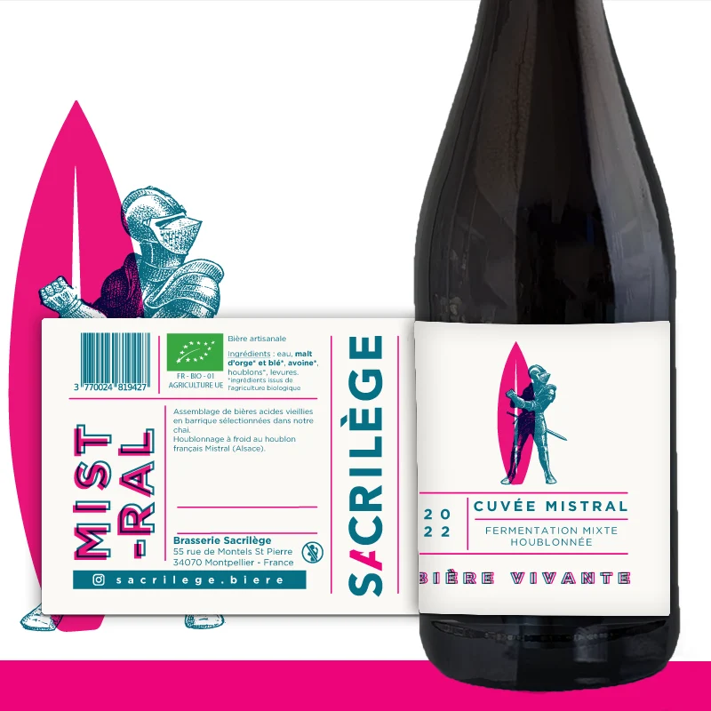 Cuvée Mistral - Ferm. Mixte Dry Hop Mistral - 5.3% vol