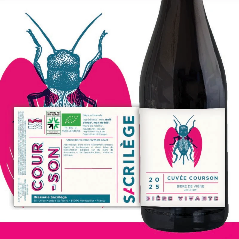 Cuvée Courson - Bière de vigne blanc - 5.9% vol
