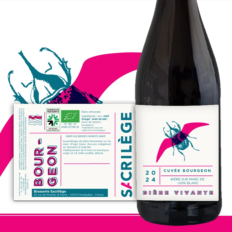 Cuvée Bourgeon - Bière de vigne blanc - 6.5% vol