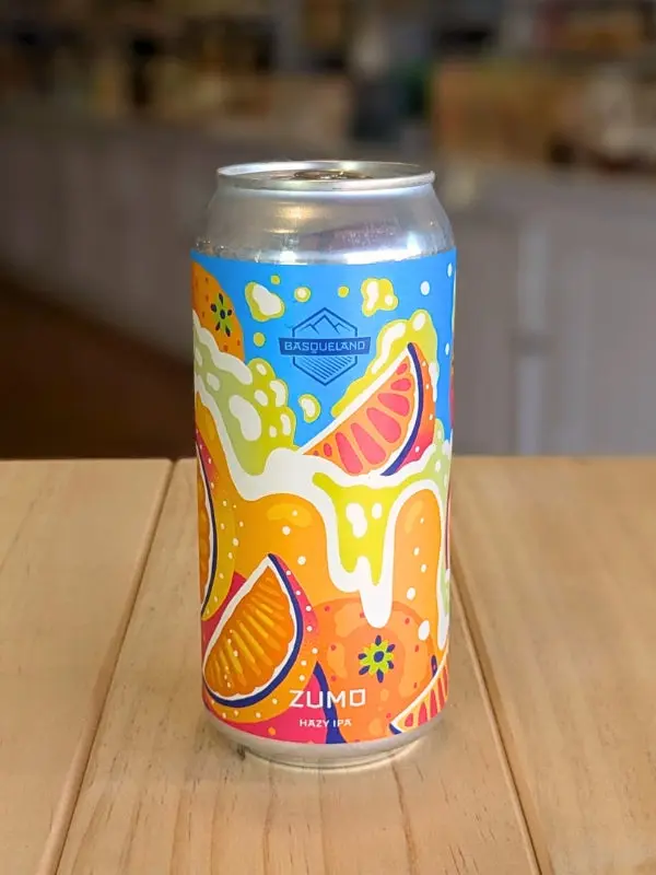 Zumo Hazy IPA Basqueland : bière artisanale basque