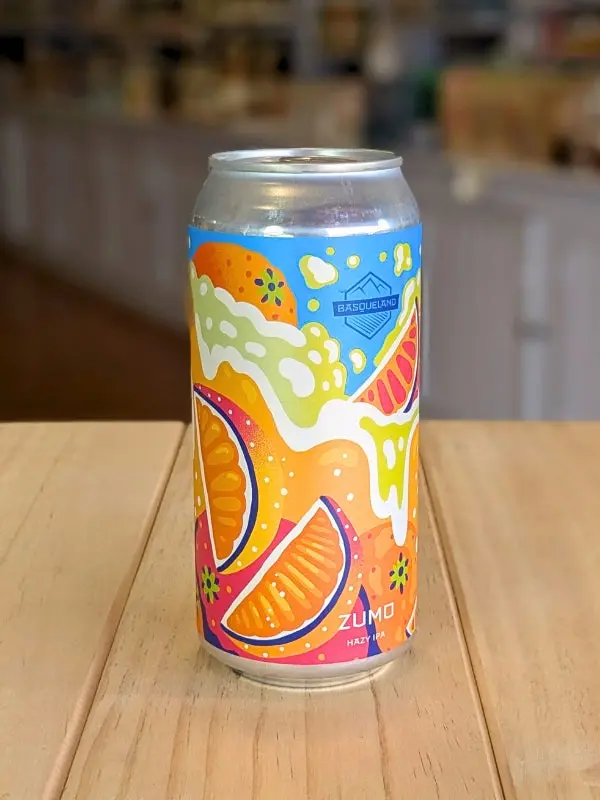 Zumo Hazy IPA Basqueland : bière artisanale basque
