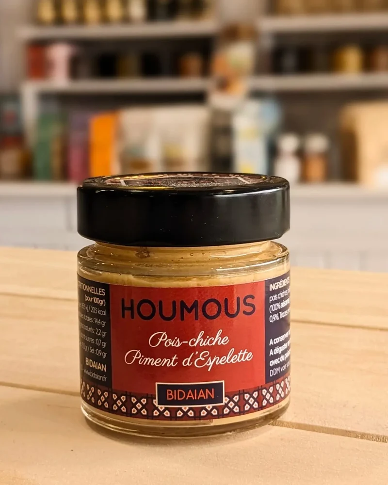 Houmous au piment d’Espelette Bidaian