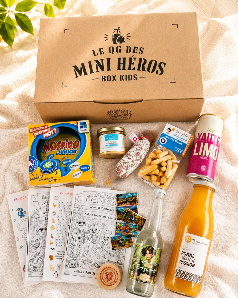 Box Apéro Kids – Le goûter-apéro qui fait jouer