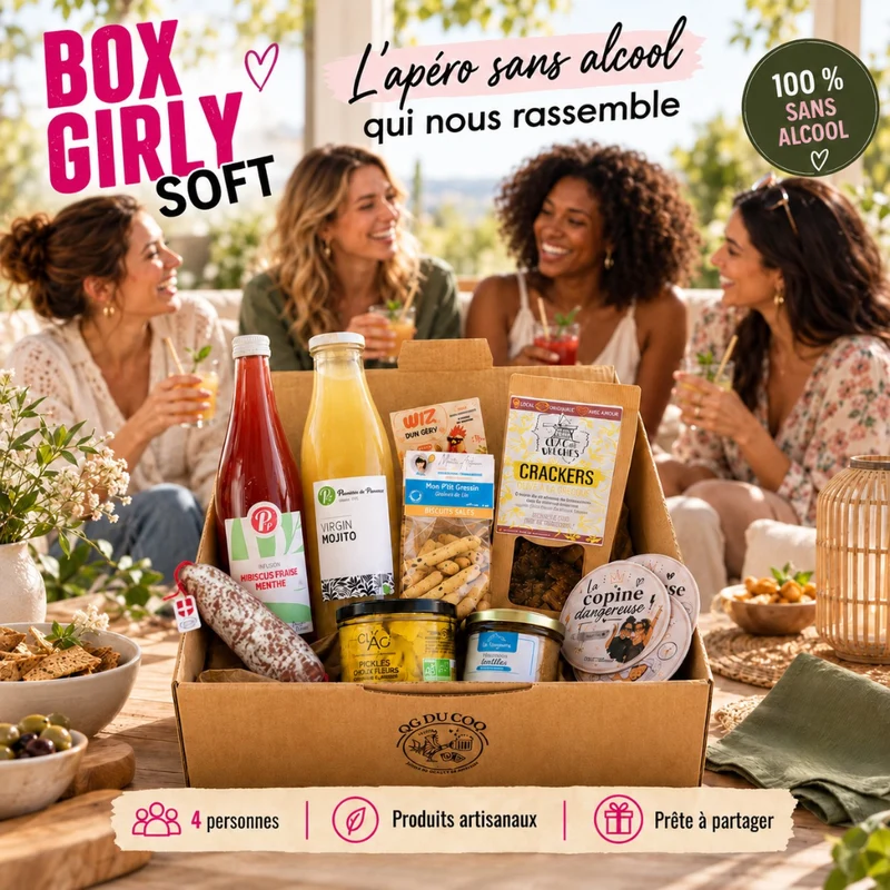 Box Apéro Girly Soft – Sans alcool à partager