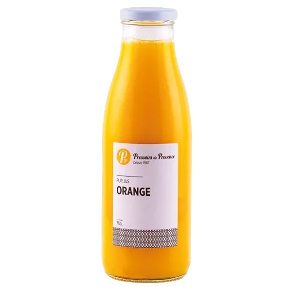 Pur Jus d'Orange 75 cl - Pressoirs de Provence