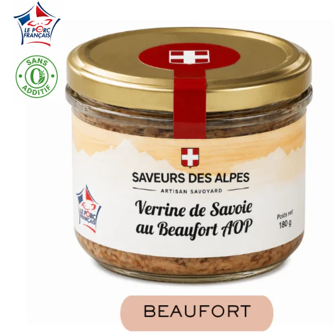 Verrine de Savoie au Beaufort AOP 180 g - Aux Salaisons Savoyardes