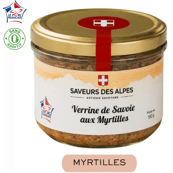 Verrine de Savoie aux Myrtilles 180 g - Aux Salaisons Savoyardes