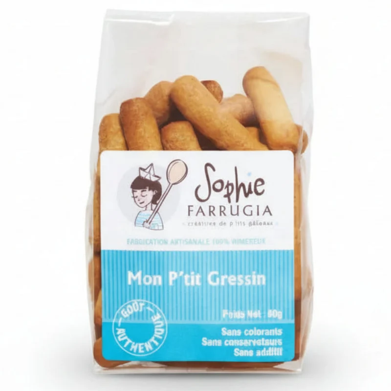 Gressins Nature 80 g - Sophie FARRUGIA