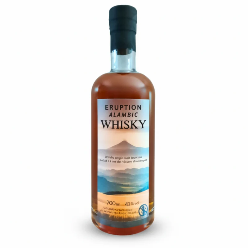Whisky Eruption Single Malt 70 cl - Distillerie Volcanique