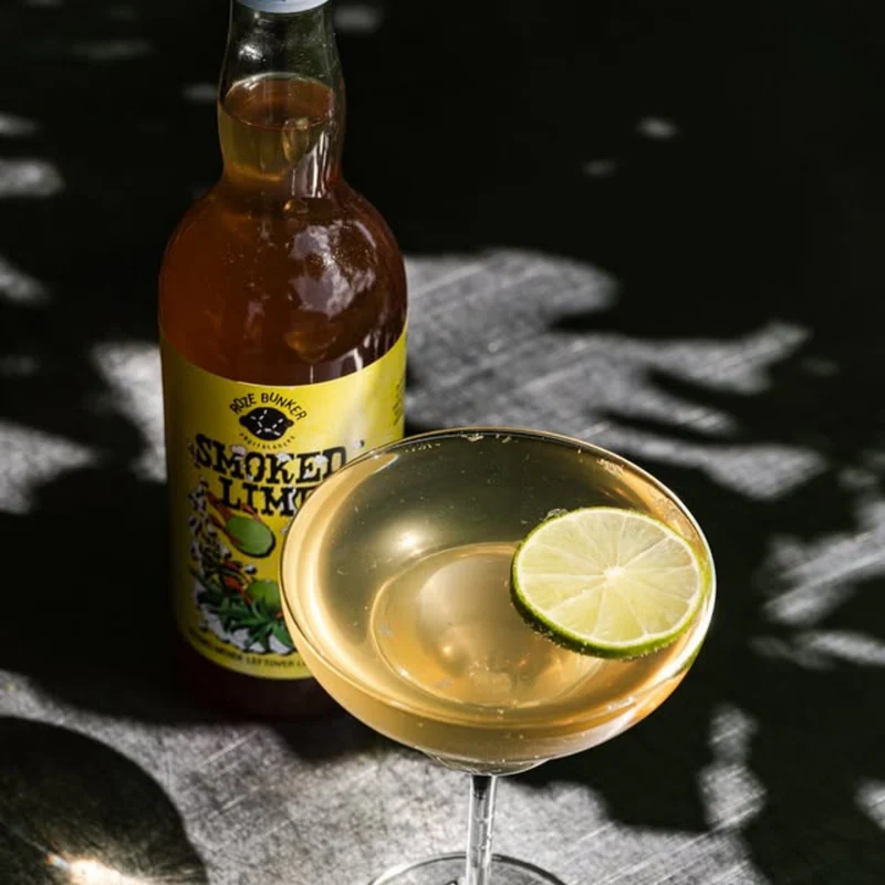 Sirop Citron vert Fumé - Roze Bunker