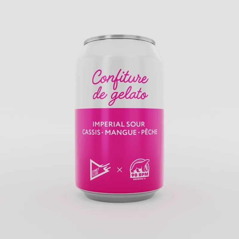 Confiture de Gelato - Imperial Sour Cassis Mangue Pêche (Collab Funky Fluid)