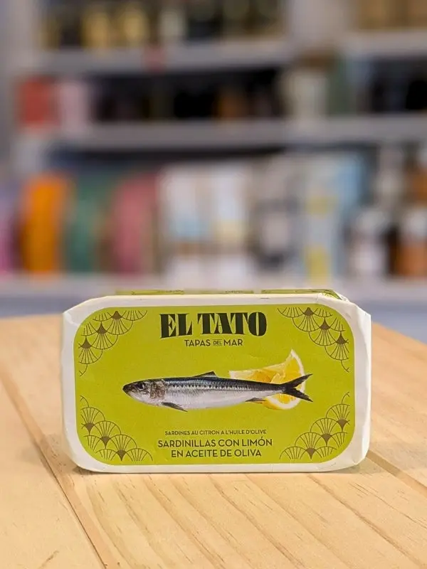 Petites sardines à l'huile d'olive au citron El Tato