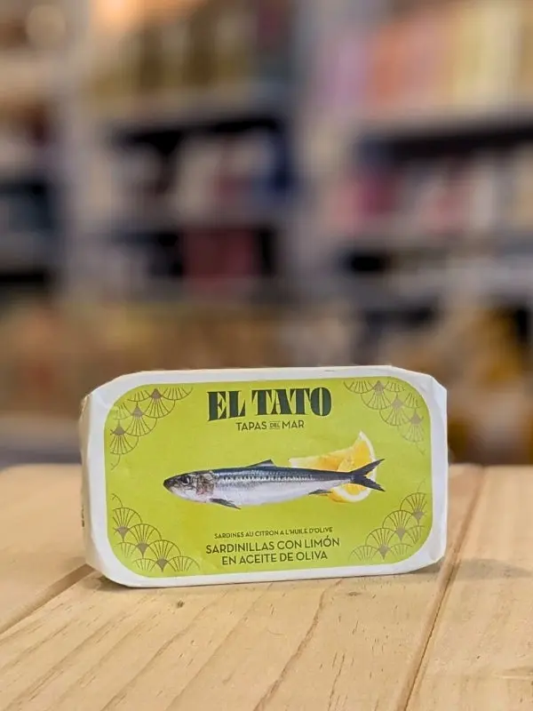 Petites sardines à l'huile d'olive au citron El Tato