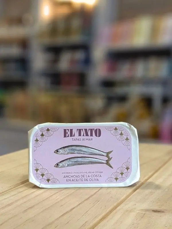 Anchois à l'huile d'olive et au sel El Tato